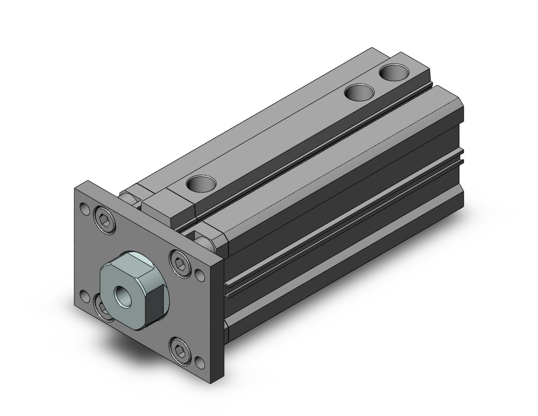 SMC RZQF50-75-40 cyl, 3-position, RZQ 3-POSITION CYLINDER