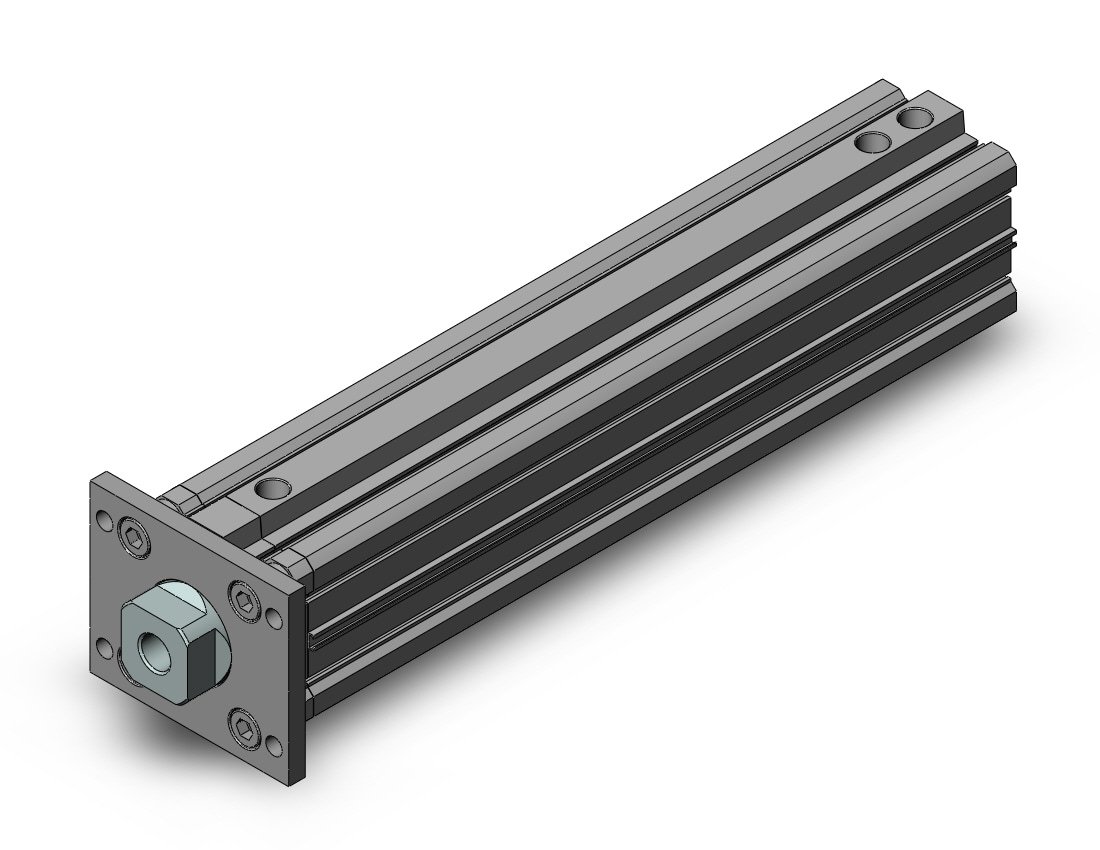 SMC RZQF63-300-20 cylinder, 3-position, 3-POSITION CYLINDER