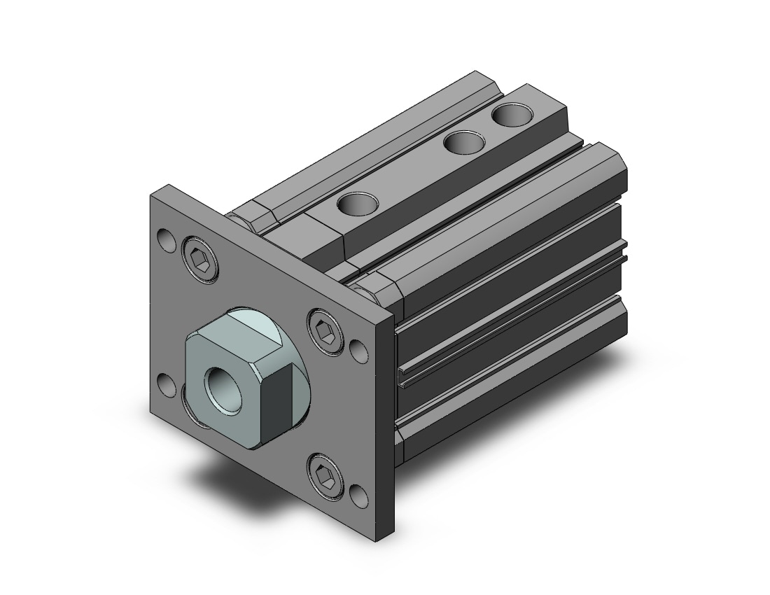 SMC RZQF63TN-25-20 cylinder, 3-position, 3-POSITION CYLINDER