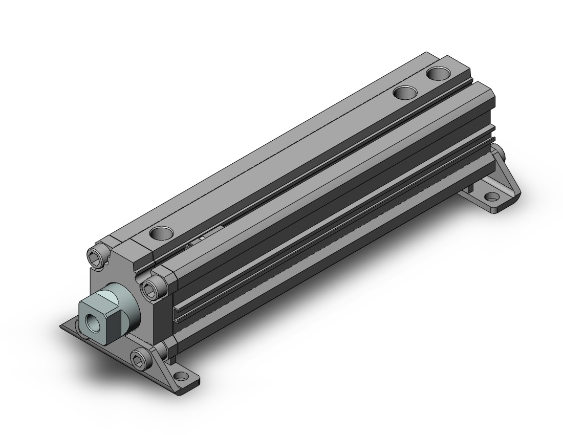 SMC RZQL32-125-120-M9PL cyl, 3-position, sw capable, RZQ 3-POSITION CYLINDER