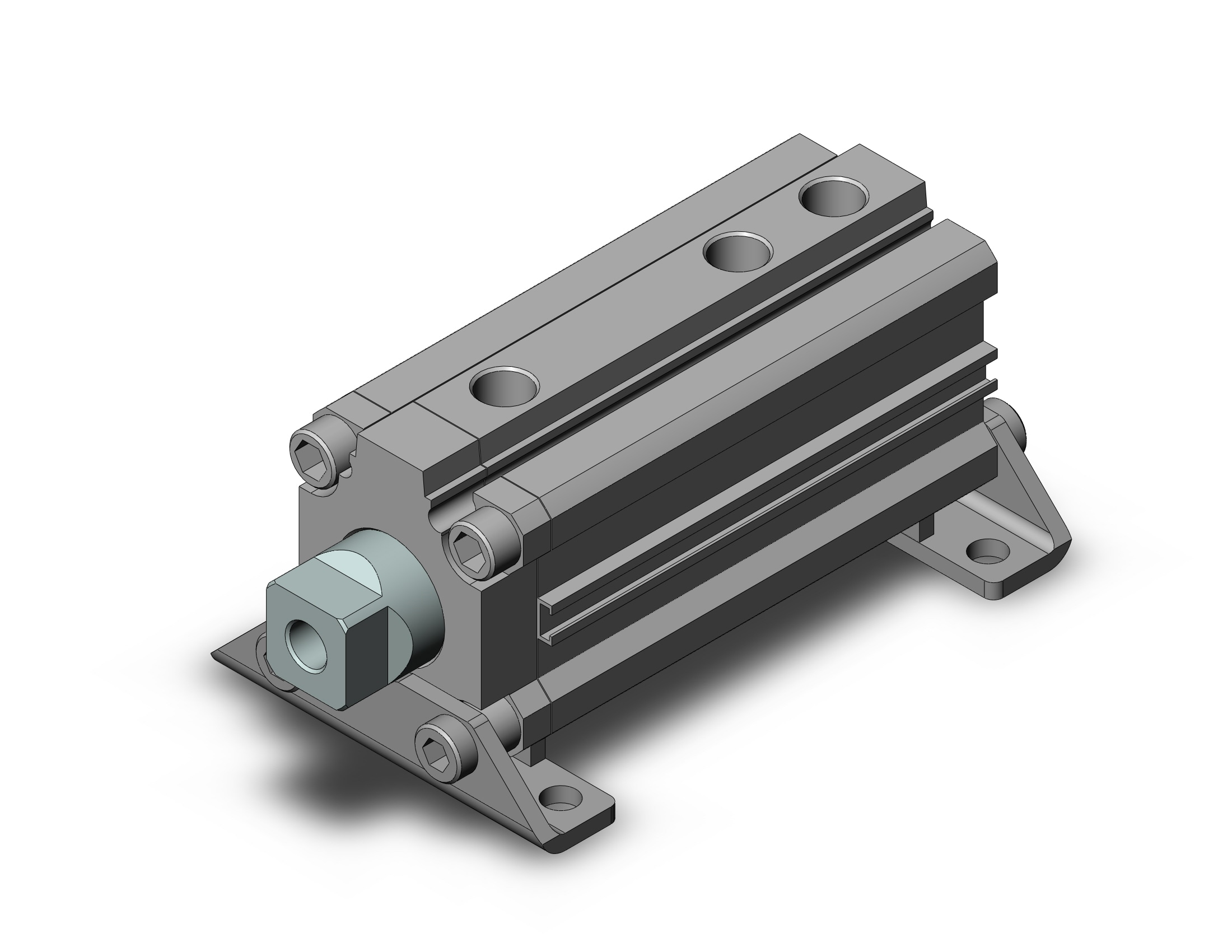 SMC RZQL32-25-5 cyl, 3-position, RZQ 3-POSITION CYLINDER