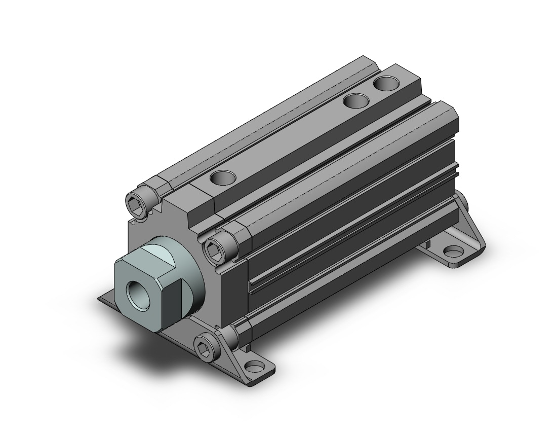 SMC RZQL63TN-75-70 cylinder, 3-position, 3-POSITION CYLINDER