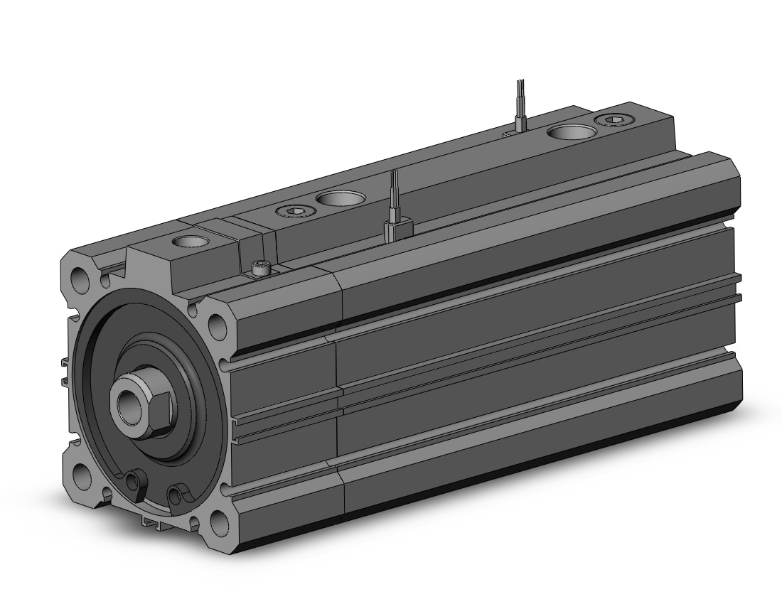 SMC RDLQA63TN-100-F-M9PVSAPC cyl, compact w/lock, sw cap, RLQ COMPACT LOCK CYLINDER