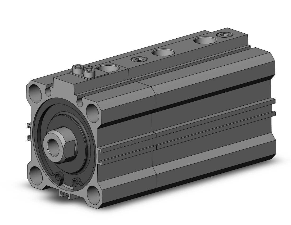 SMC RDLQB40TN-30-B locking cylinder, COMPACT CYLINDER W/LOCK