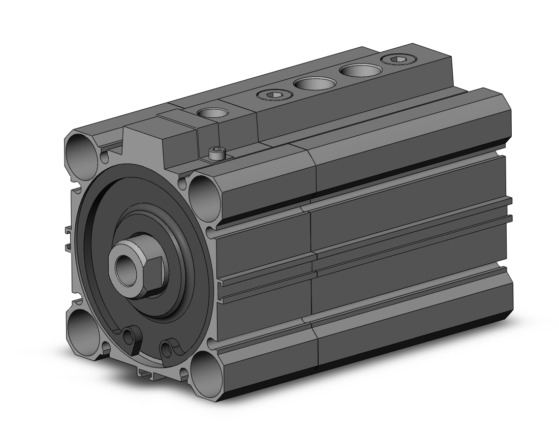 SMC RDLQB63-30-B cyl, compact w/lock, sw cap, RLQ COMPACT LOCK CYLINDER