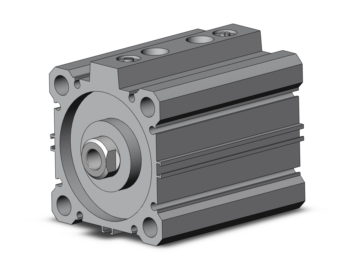 SMC RDQA63-40 cyl, compact, air cush, sw cap, RQ COMPACT CYLINDER