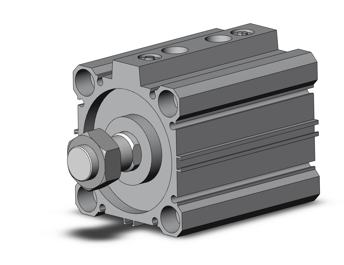 SMC RDQB63-40M cyl, compact, air cush, sw cap, RQ COMPACT CYLINDER