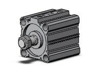 SMC RDQB80-40M cyl, compact, air cushion, RQ COMPACT CYLINDER