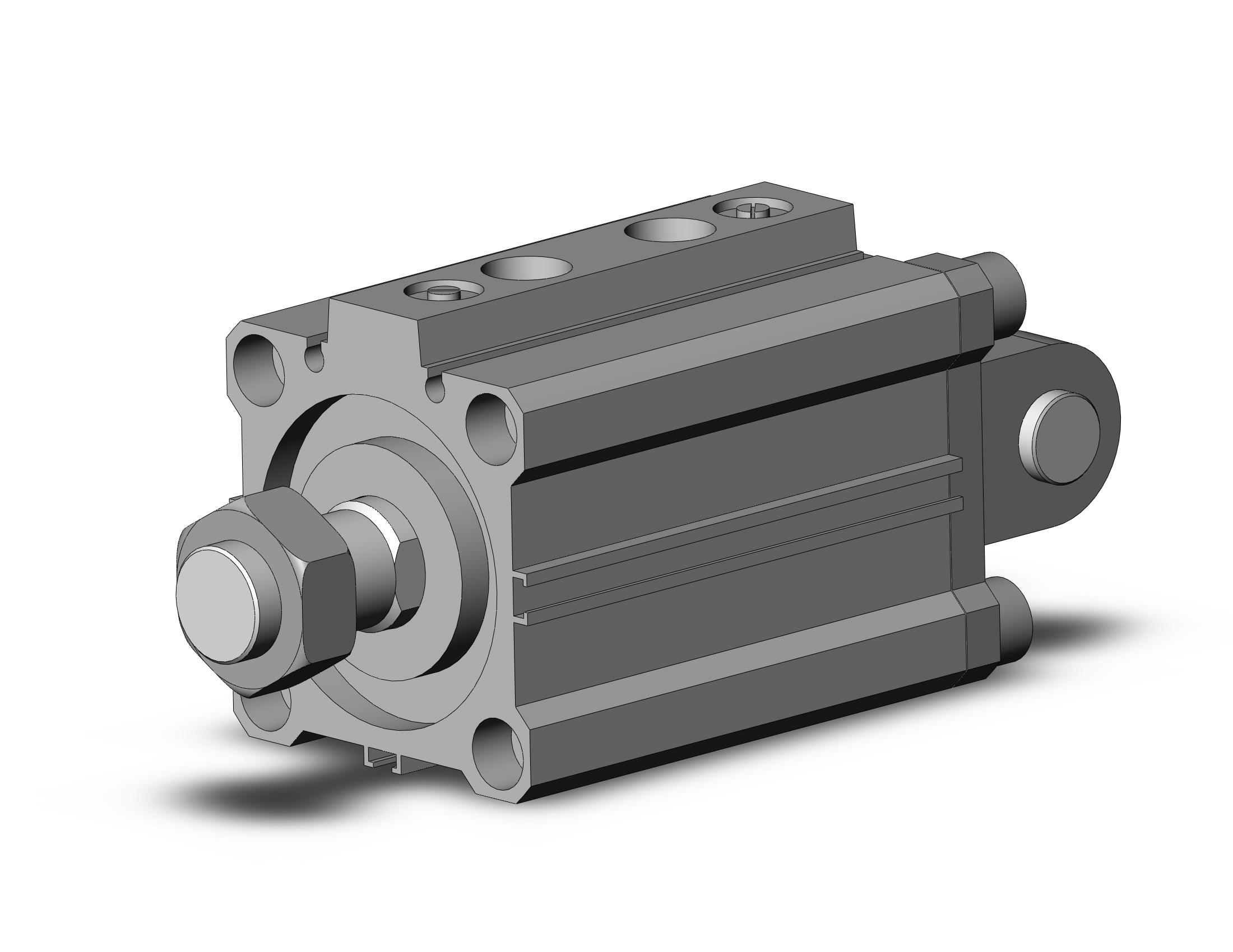 SMC RDQD50-40M cyl, compact, air cushion, RQ COMPACT CYLINDER