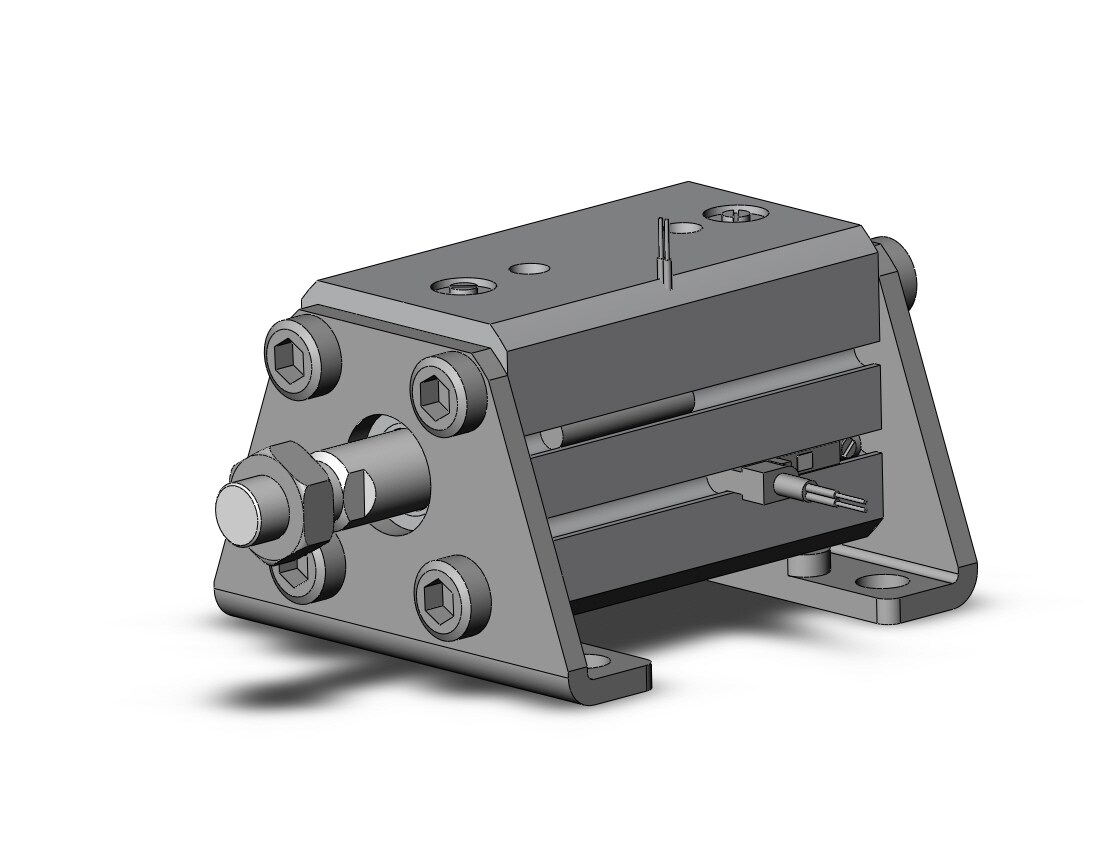 SMC RDQL20-30M-A90VL cyl, compact, air cush, sw cap, RQ COMPACT CYLINDER