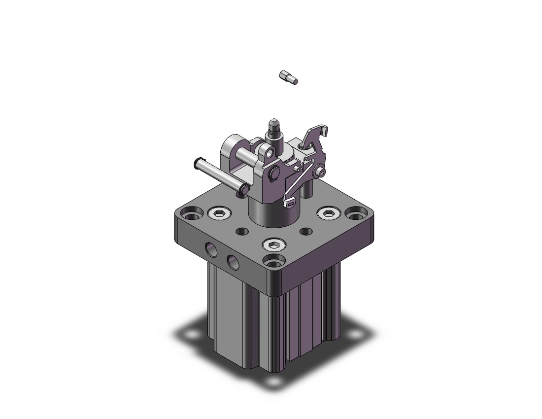 SMC RS2H63TF-30DM-DC cyl, stopper, RSH STOPPER CYLINDER