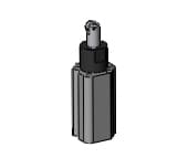 SMC RSDQA16-10BRZ compact stopper cylinder, rsq-z, STOPPER CYLINDER