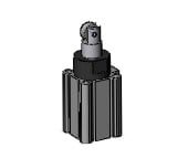 SMC RSDQA32-15DRZ compact stopper cylinder, rsq-z, STOPPER CYLINDER