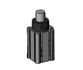 SMC RSDQA32-20DZ-M9PWSAPC compact stopper cylinder, rsq-z, STOPPER CYLINDER