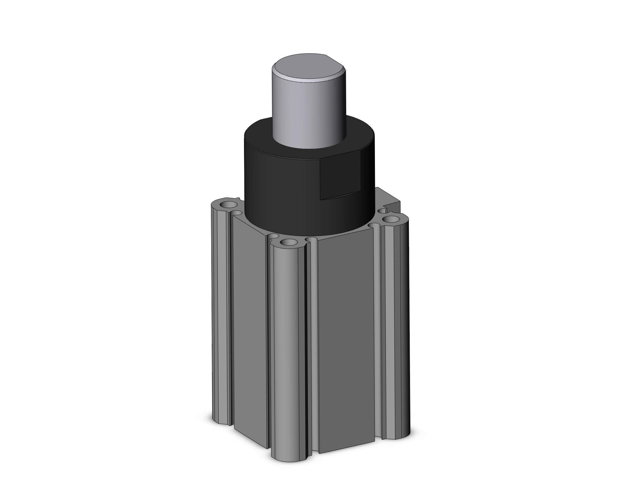 SMC RSDQA40-25BKZ compact stopper cylinder, rsq-z, STOPPER CYLINDER