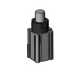 SMC RSDQA40-25TZ compact stopper cylinder, rsq-z, STOPPER CYLINDER