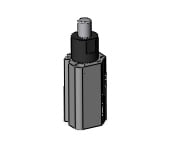 SMC RSDQB20-15BZ-A90L compact stopper cylinder, rsq-z, STOPPER CYLINDER