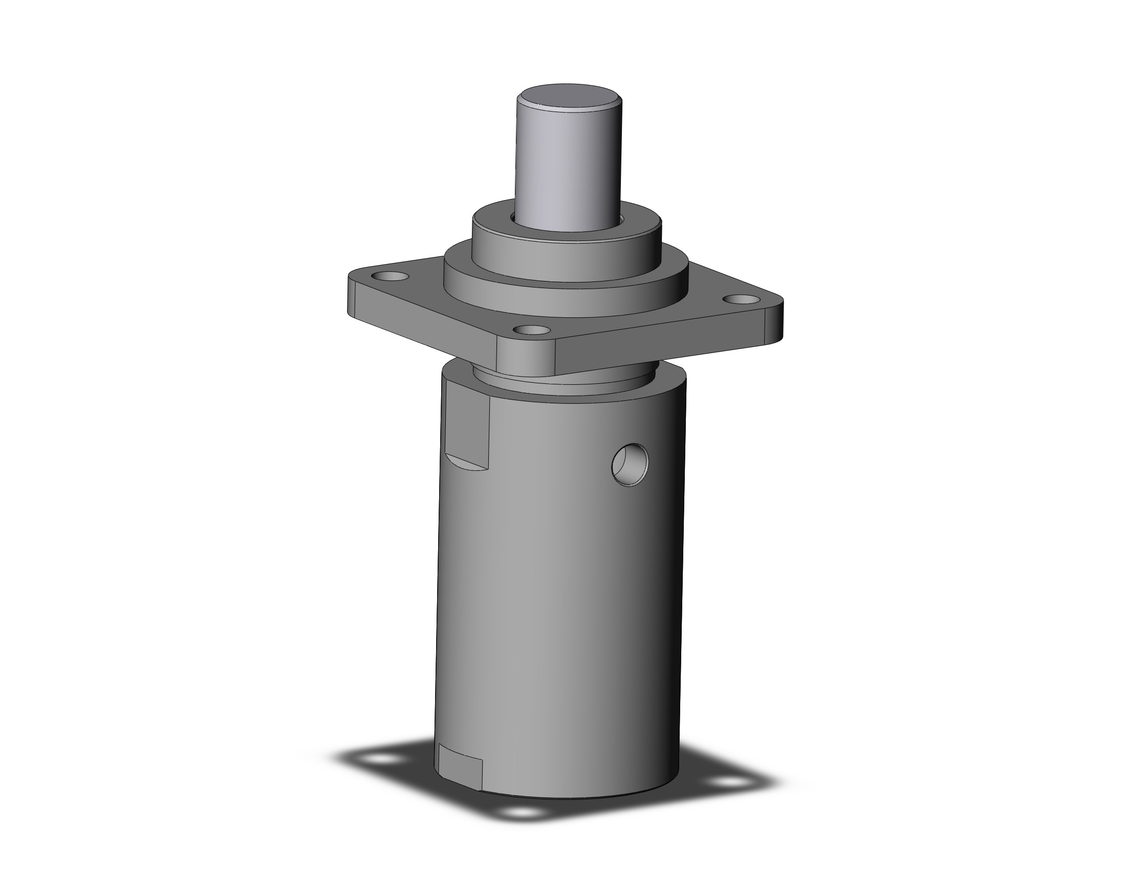 SMC RSG50TF-30D cylinder, stopper, dbl acting, STOPPER CYLINDER