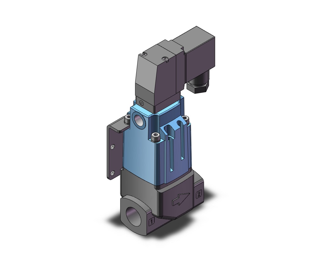 SMC SGC221A-1610Y-5DZ-B1 vna/b/c/d body pt 1/2npt, VNA/B/C/D 2-WAY MEDIA VALVE