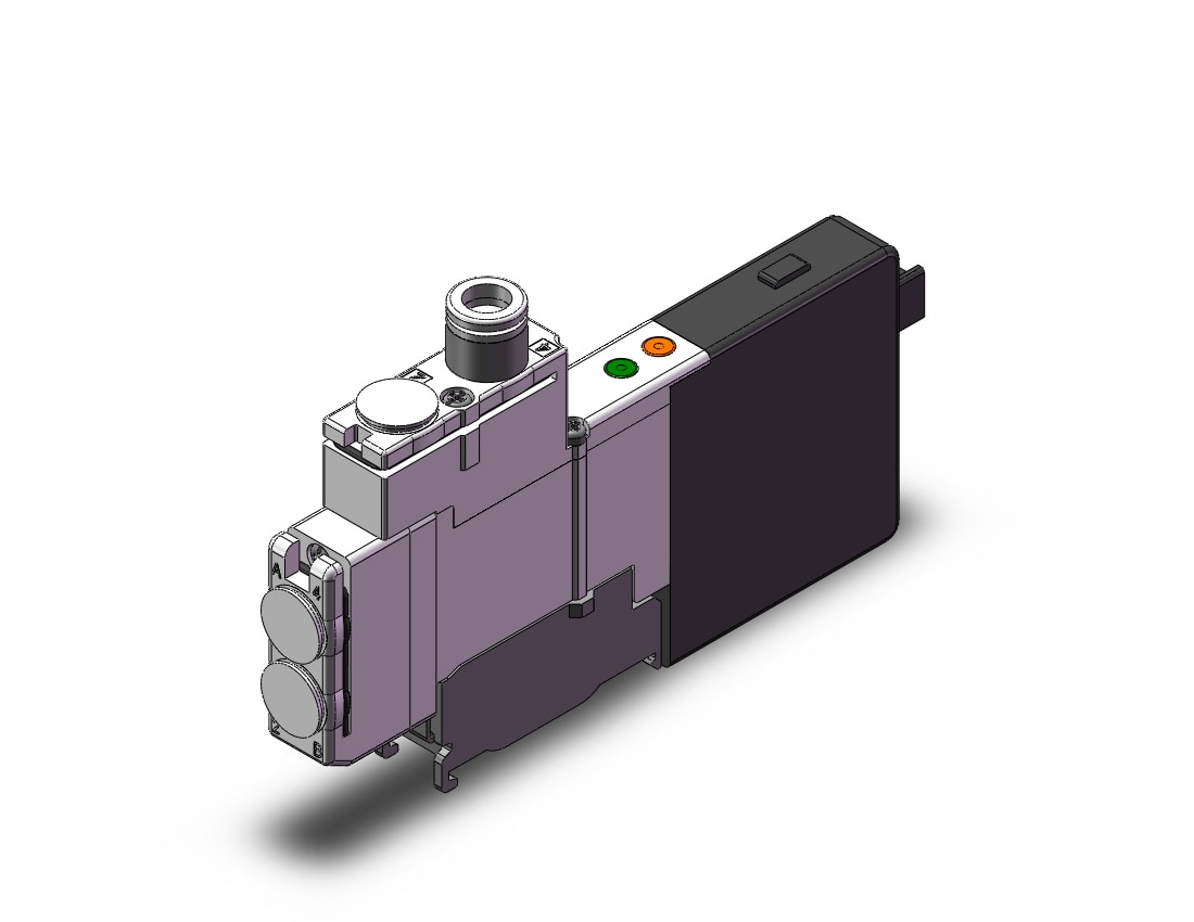 SMC SQ1241D-5LO1-L6-B-MB valve, double, non plug-in, 4/5 PORT SOLENOID VALVE