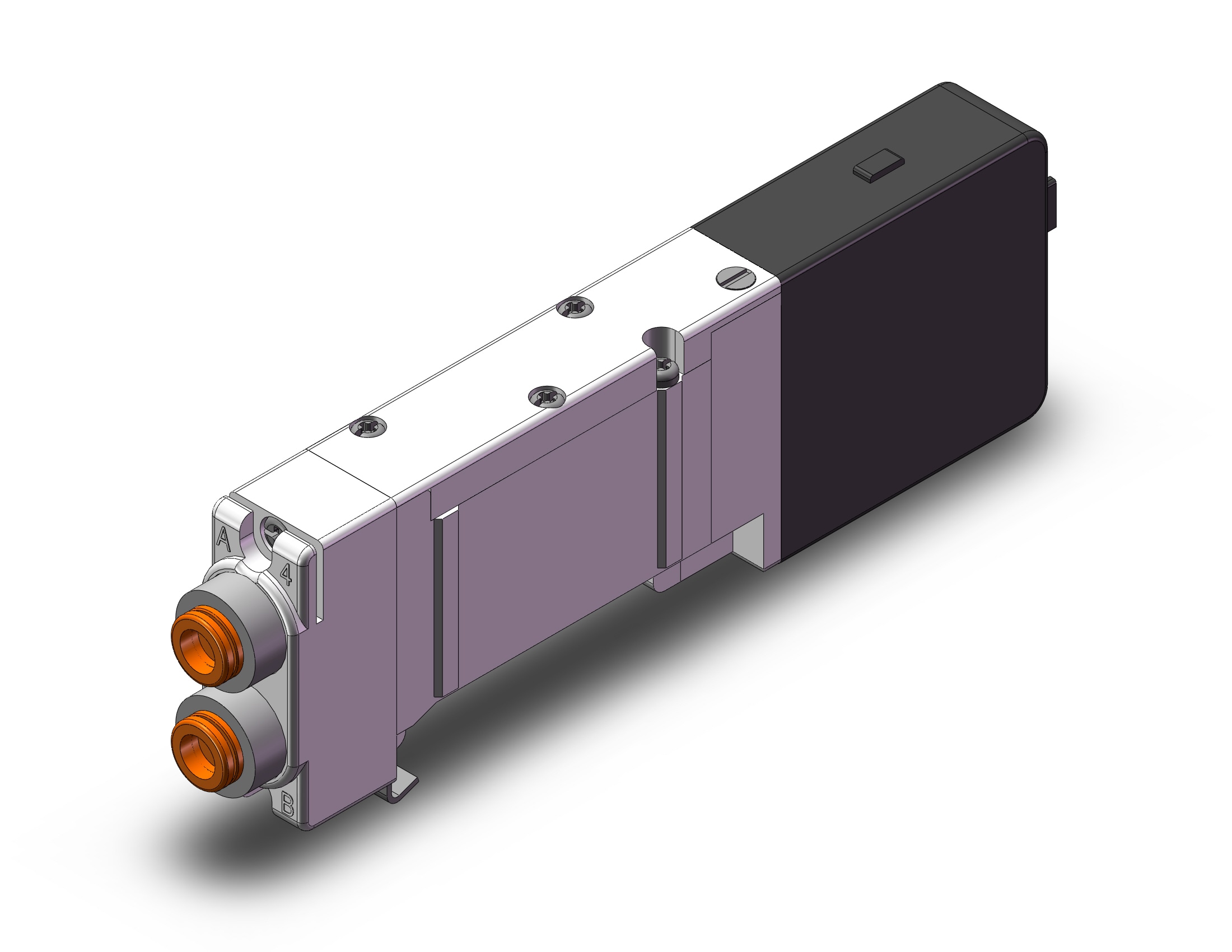 SMC SQ2140N-5LOB1-N7 valve, single, non plug-in, 4/5 PORT SOLENOID VALVE