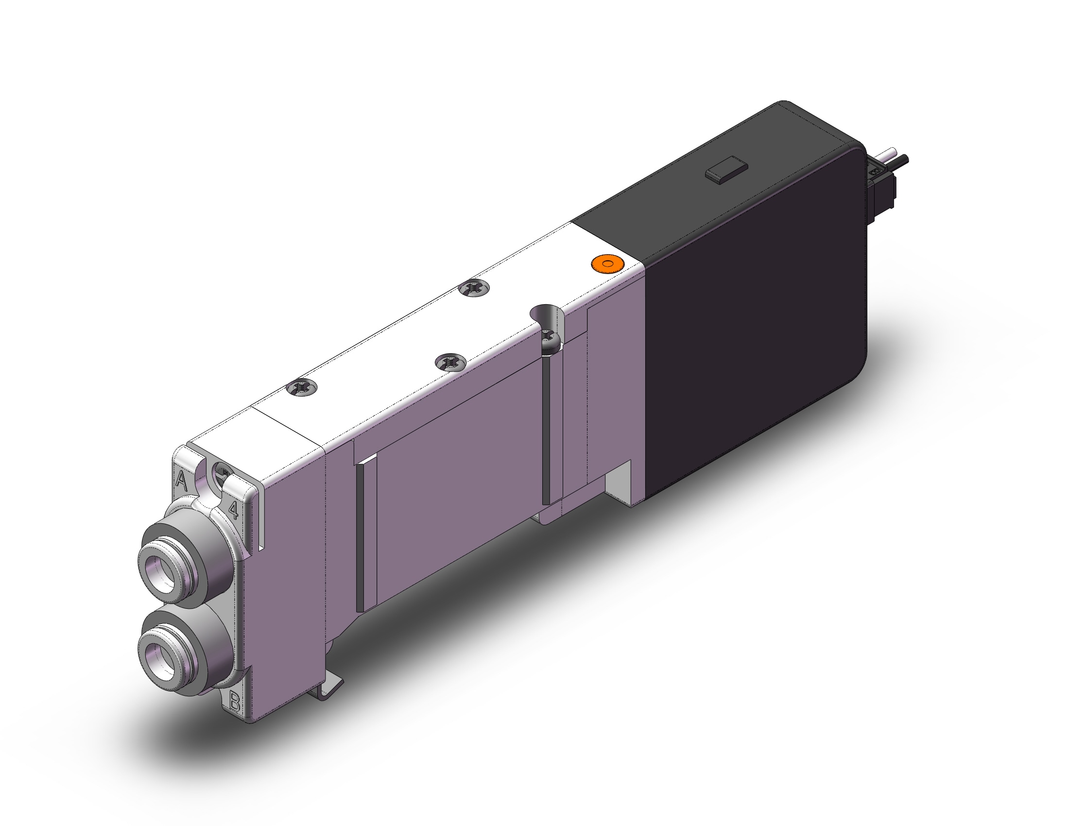 SMC SQ2141-5L1-C6 valve, sgl, n/plug-in, SQ2000 VALVE, SOL 4-WAY***