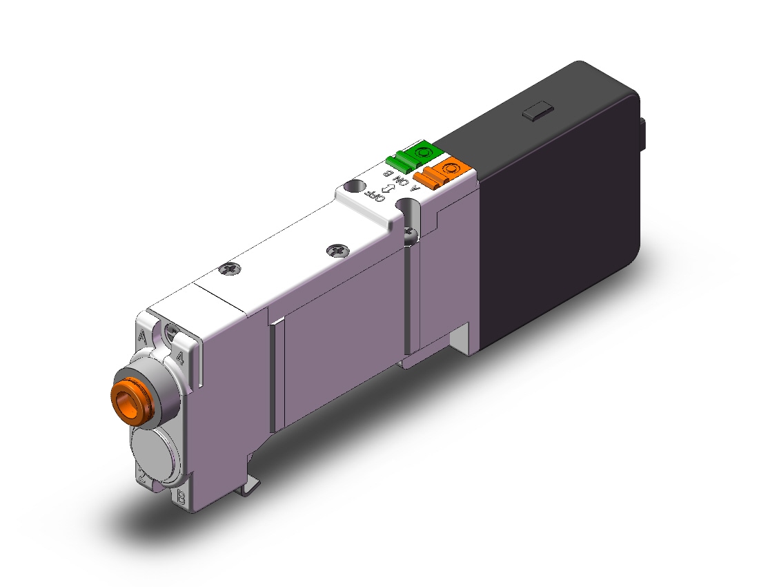 SMC SQ2141-5LOD1-N7-B valve, sgl, n/plug-in, SQ2000 VALVE, SOL 4-WAY***