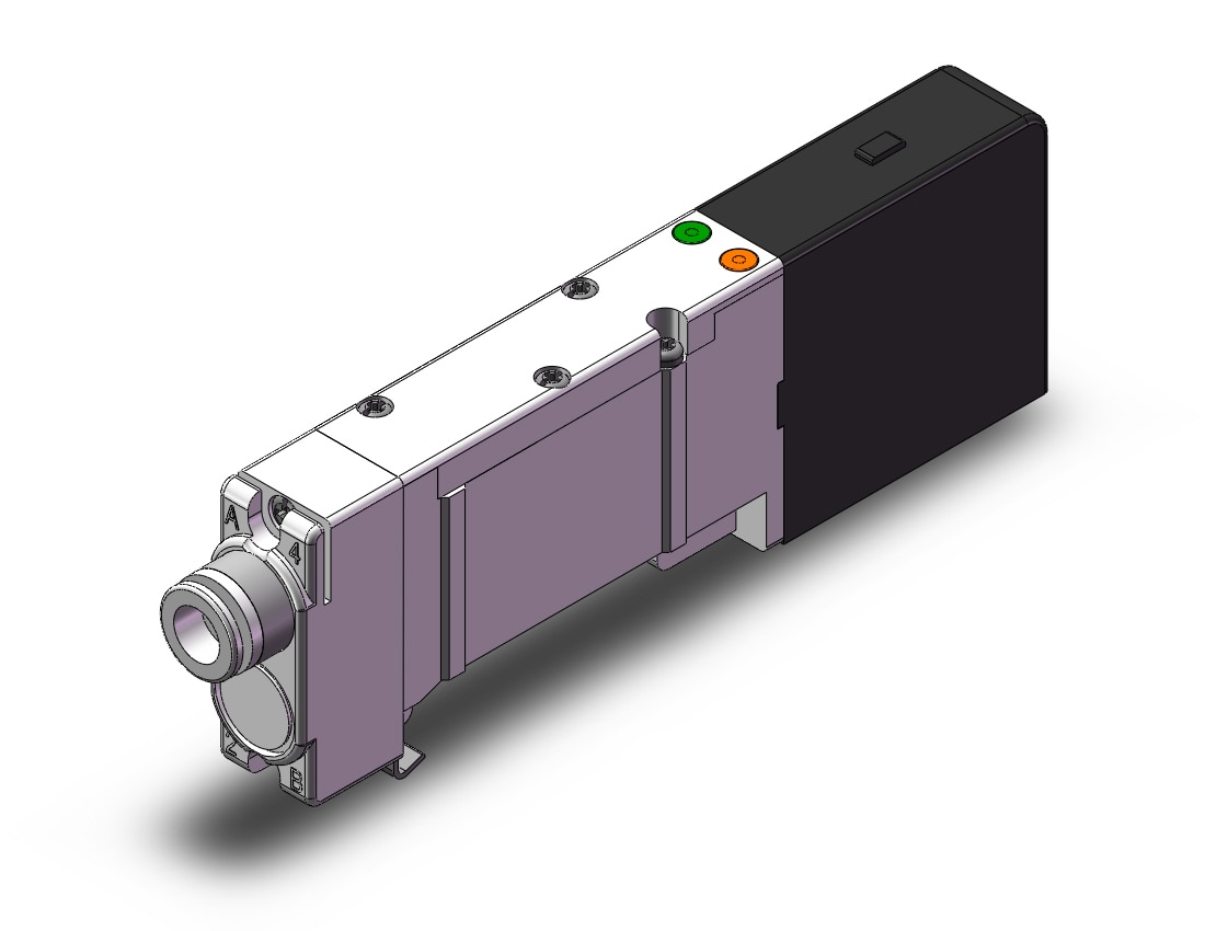 SMC SQ2231D-51-C8-B sq2000 built in fitting >1/4, SQ2000 VALVE, SOL 4-WAY