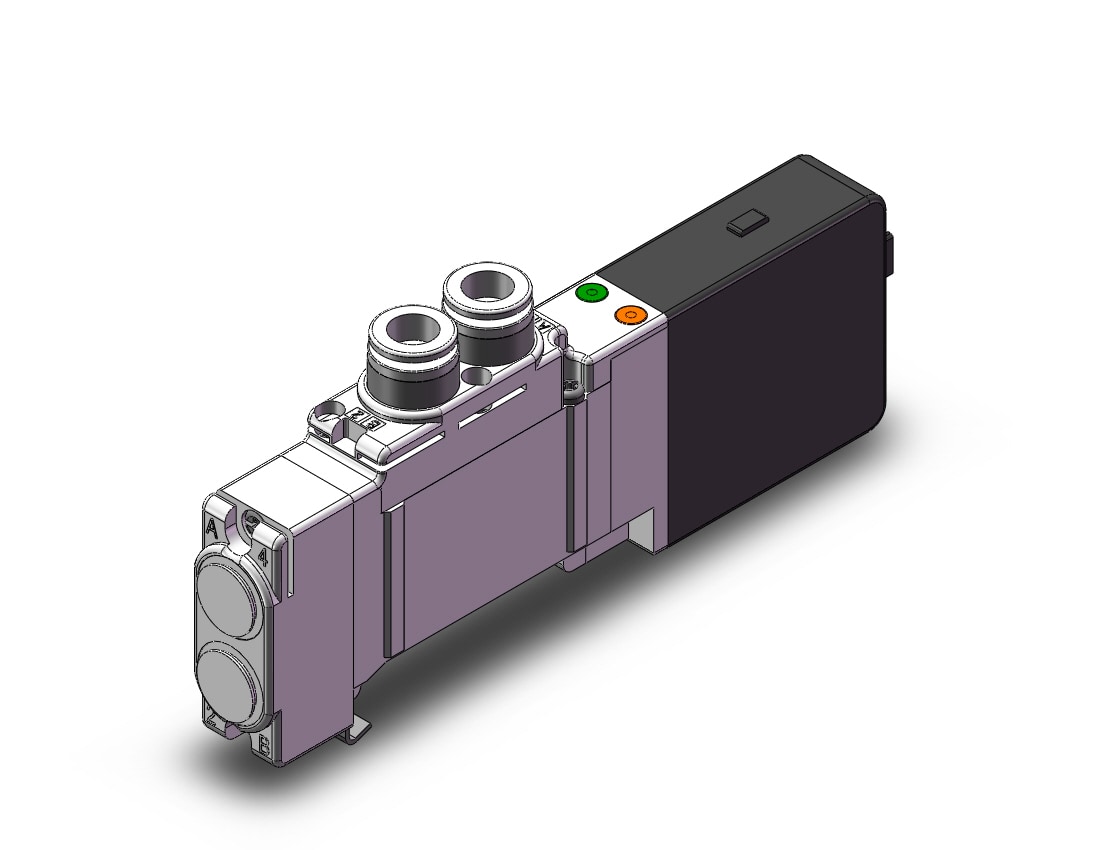 SMC SQ2241D-5LO1-L8 sq2000 built in fitting >1/4, SQ2000 VALVE, SOL 4-WAY