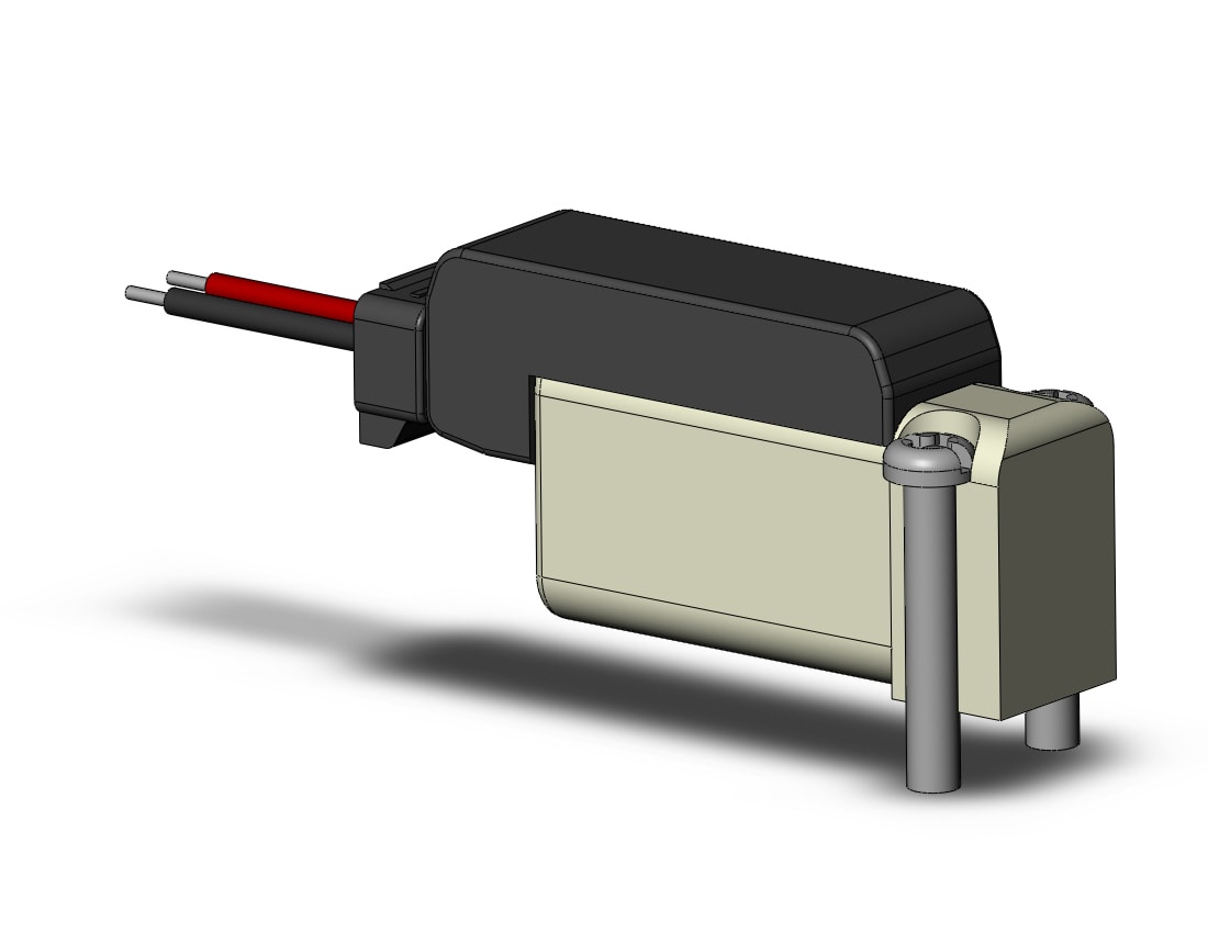 SMC S070B-5DC-X50 valve, base mount w/screws, S070 SOLENOID VALVE,3-PORT***