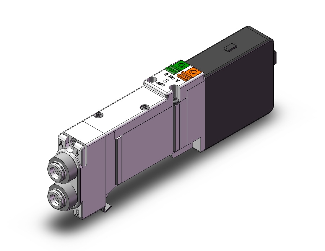 SMC SQ2141-5LOD1-C6 valve, sgl, n/plug-in, SQ2000 VALVE, SOL 4-WAY***