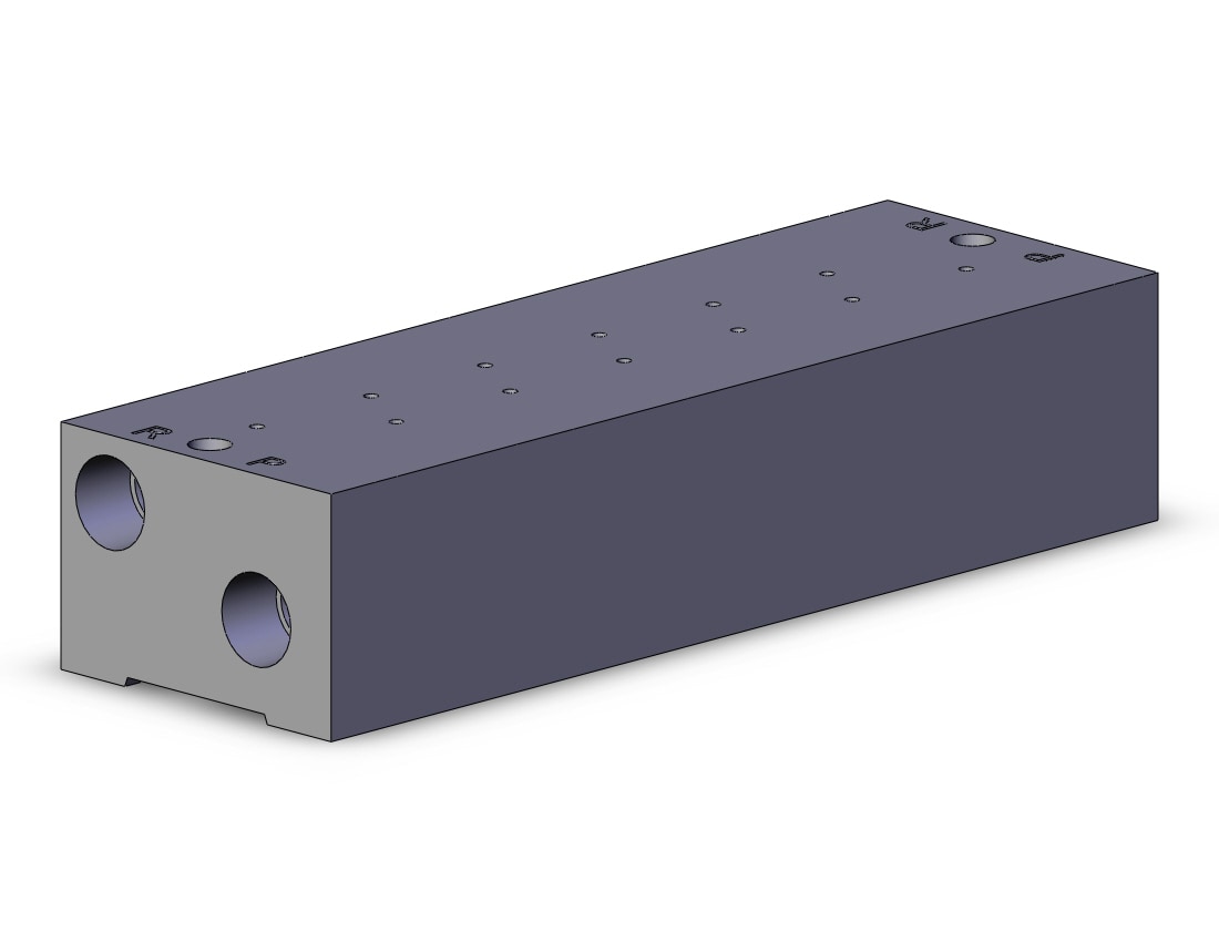 SMC SS3YJ5-41-06-M5 mfld, base mt, SS3YJ5 MANIFOLD SYJ500 3/PORT***