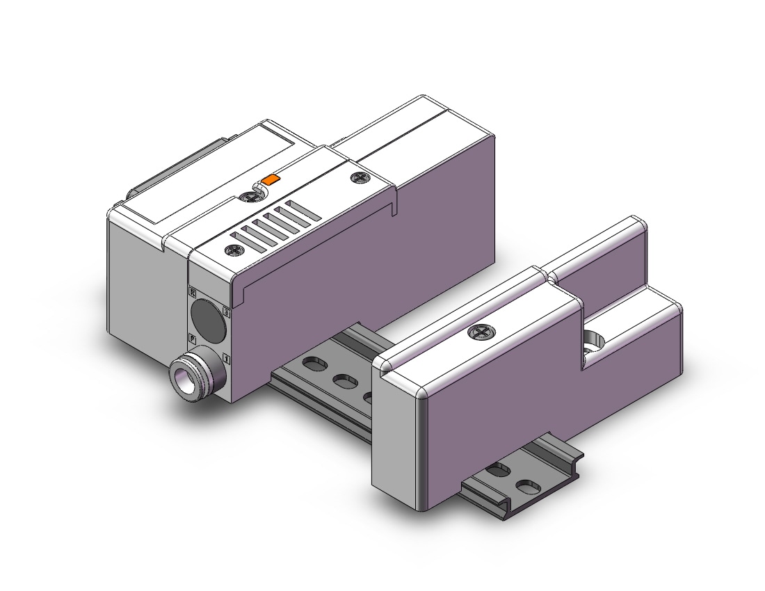 SMC SS5Q13-05FD3-DS mfld, plug-in, sq1000, 4/5 PORT SOLENOID VALVE