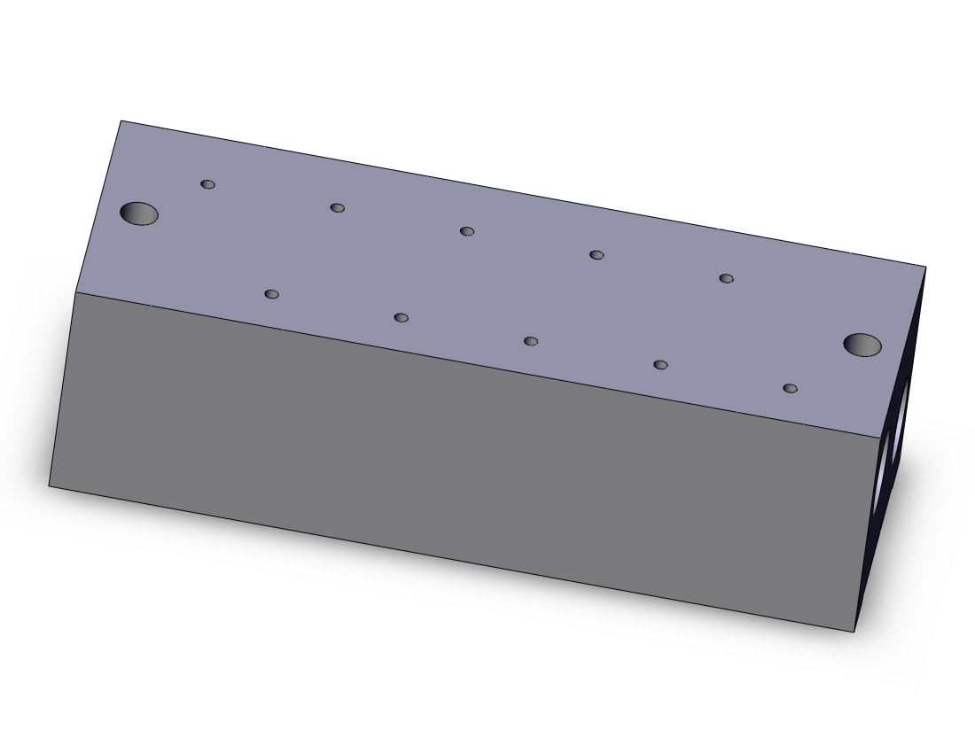 SMC SS3YJ7-41-05-01 mfld, base mt, syj700 series, SS3YJ7 MANIFOLD SYJ700 3/PORT***