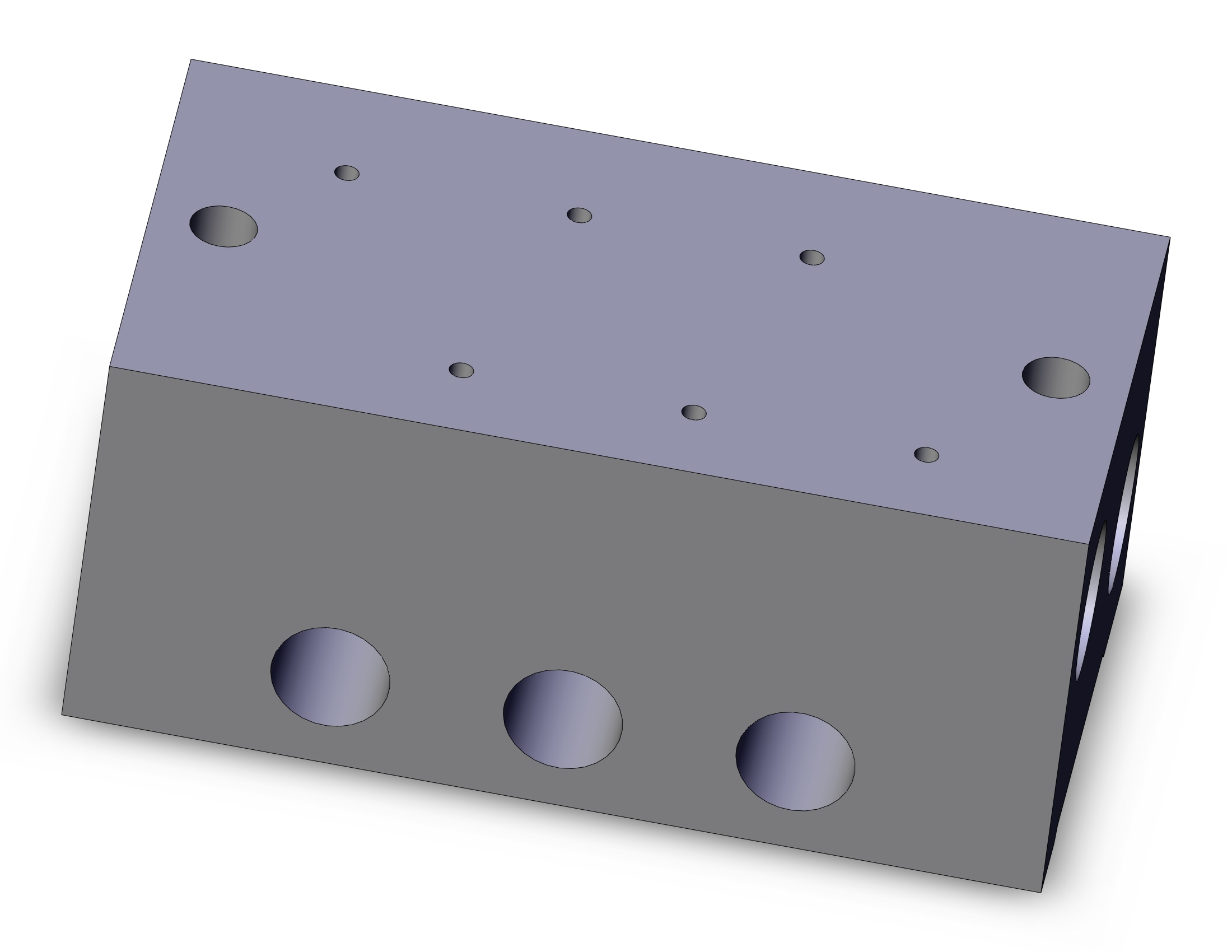 SMC SS3YJ7-42-03-01F mfld, base mt, syj700 series, SS3YJ7 MANIFOLD SYJ700 3/PORT***