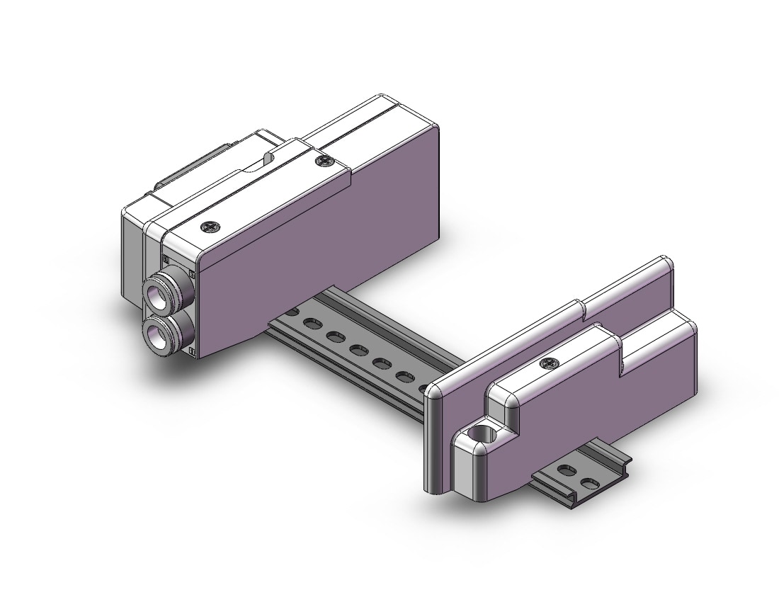 SMC SS5Q23-07FD0-D-Q mfld, plug-in, sq2000, SS5Q2 MANIFOLD SQ2000