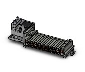 SMC SS5V1-W10S6Q2ND-06BS-C4-D mfld, plug-in, SS5V1 MANIFOLD SV1000