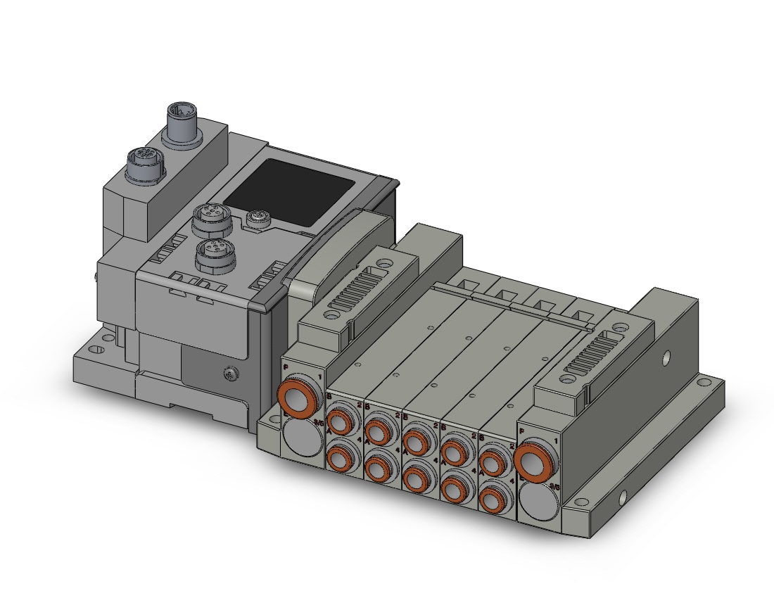 SMC SS5V2-W10S6EA2ND-05BS-N7 mfld, plug-in, SS5V2 MANIFOLD SV2000