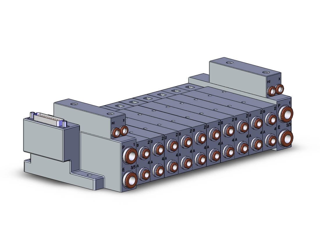 SMC SS5V3-10FD1-10BR-N7 ss5v1 other size rating, SS5V3 MANIFOLD SV3000