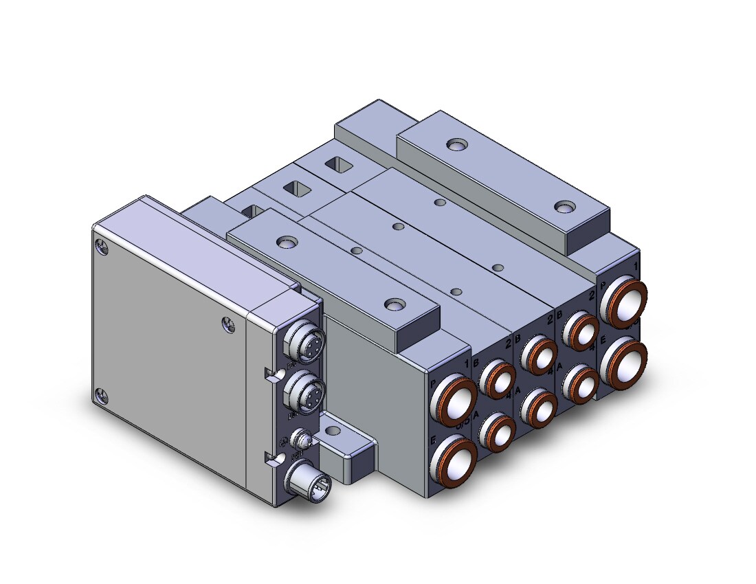 SMC SS5V3-W10S1DAND-03B-C8 mfld, plug-in, SS5V3 MANIFOLD SV3000