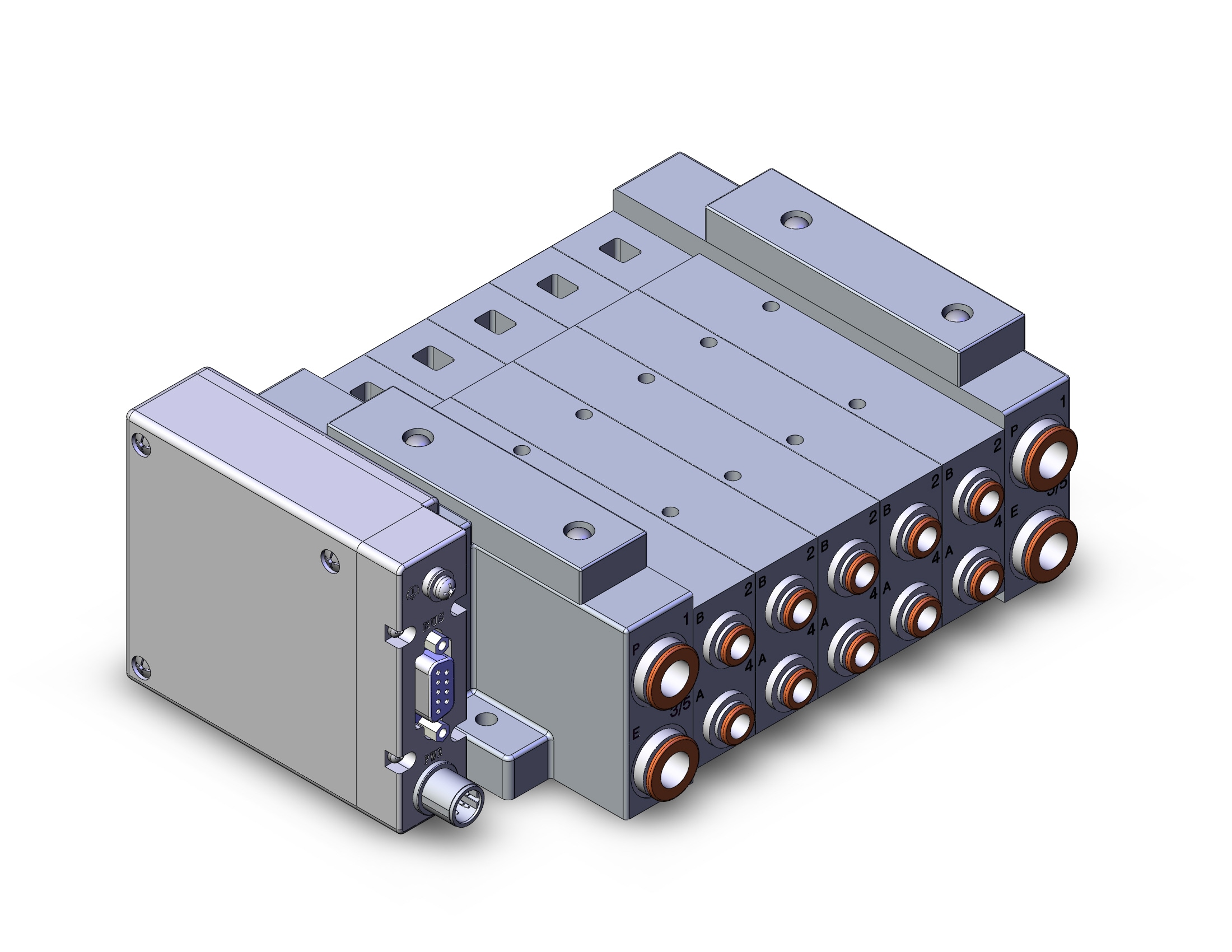 SMC SS5V3-W10S1EAND-05B-N7 ss5v1 other size rating, SS5V3 MANIFOLD SV3000