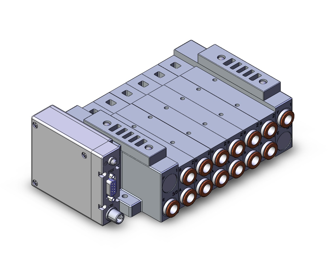 SMC SS5V3-W10S1EAND-06BS-N11 mfld, plug-in, SS5V3 MANIFOLD SV3000