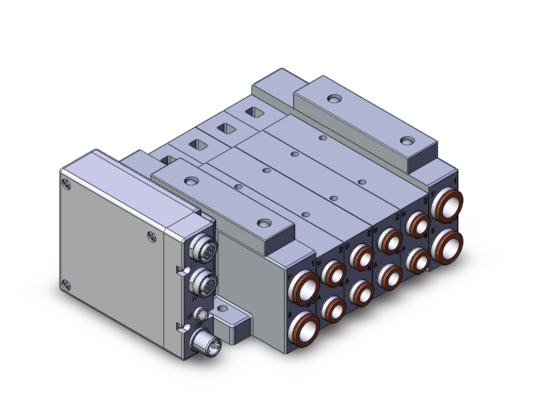 SMC SS5V3-W10S1FAND-04B-C8 mfld, plug-in, SS5V3 MANIFOLD SV3000