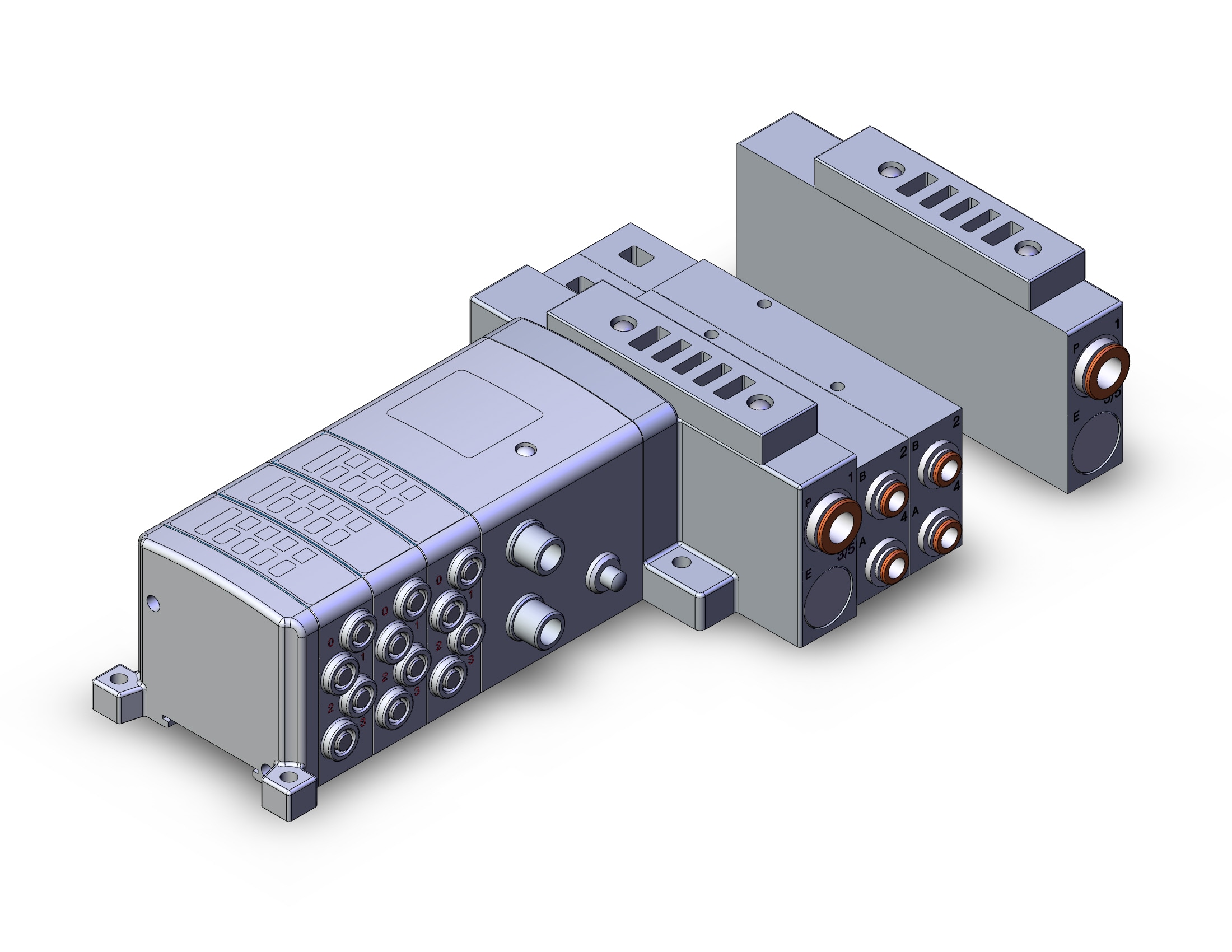 SMC SS5V3-W10S1QW33ND-04BS-N7-X160US ss5v1 other size rating, SS5V3 MANIFOLD SV3000