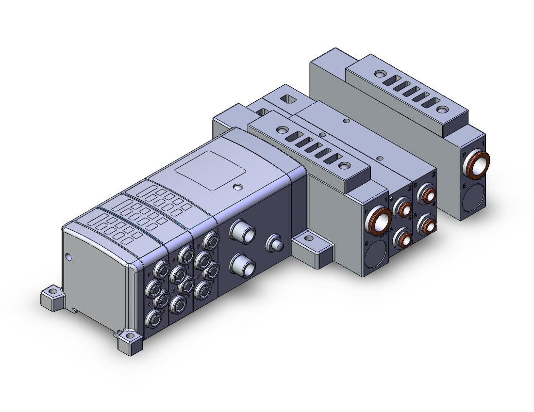 SMC SS5V3-W10S1ZEN33D-03BS-C6 mfld, ether net si unit, SS5V3 MANIFOLD SV3000