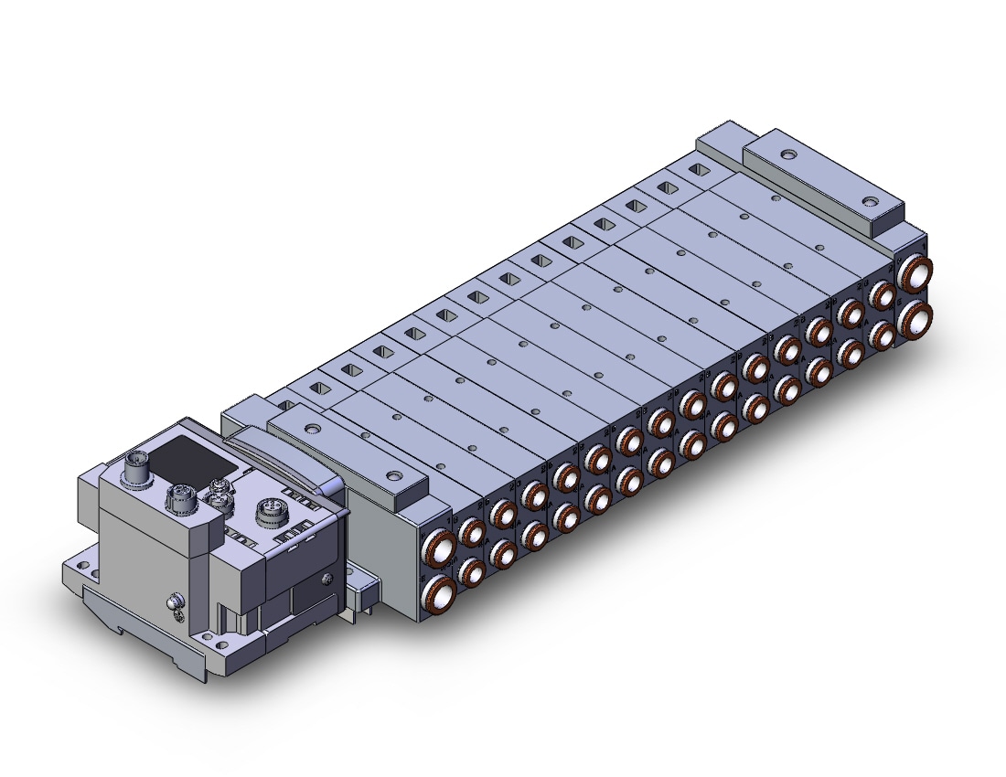 SMC SS5V3-W10S6ZE2ND-14B-N7-D0 mfld, plug-in, SS5V3 MANIFOLD SV3000