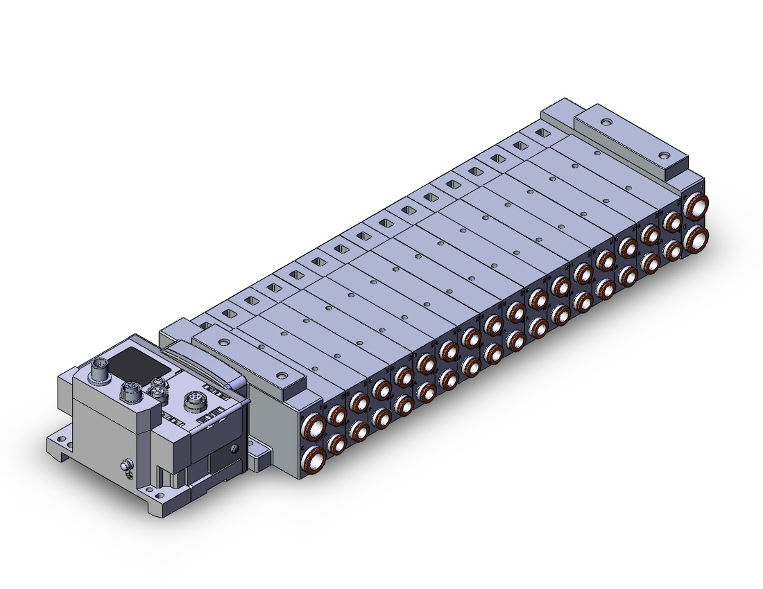 SMC SS5V3-W10S6ZE2ND-16B-N11 mfld, plug-in, SS5V3 MANIFOLD SV3000