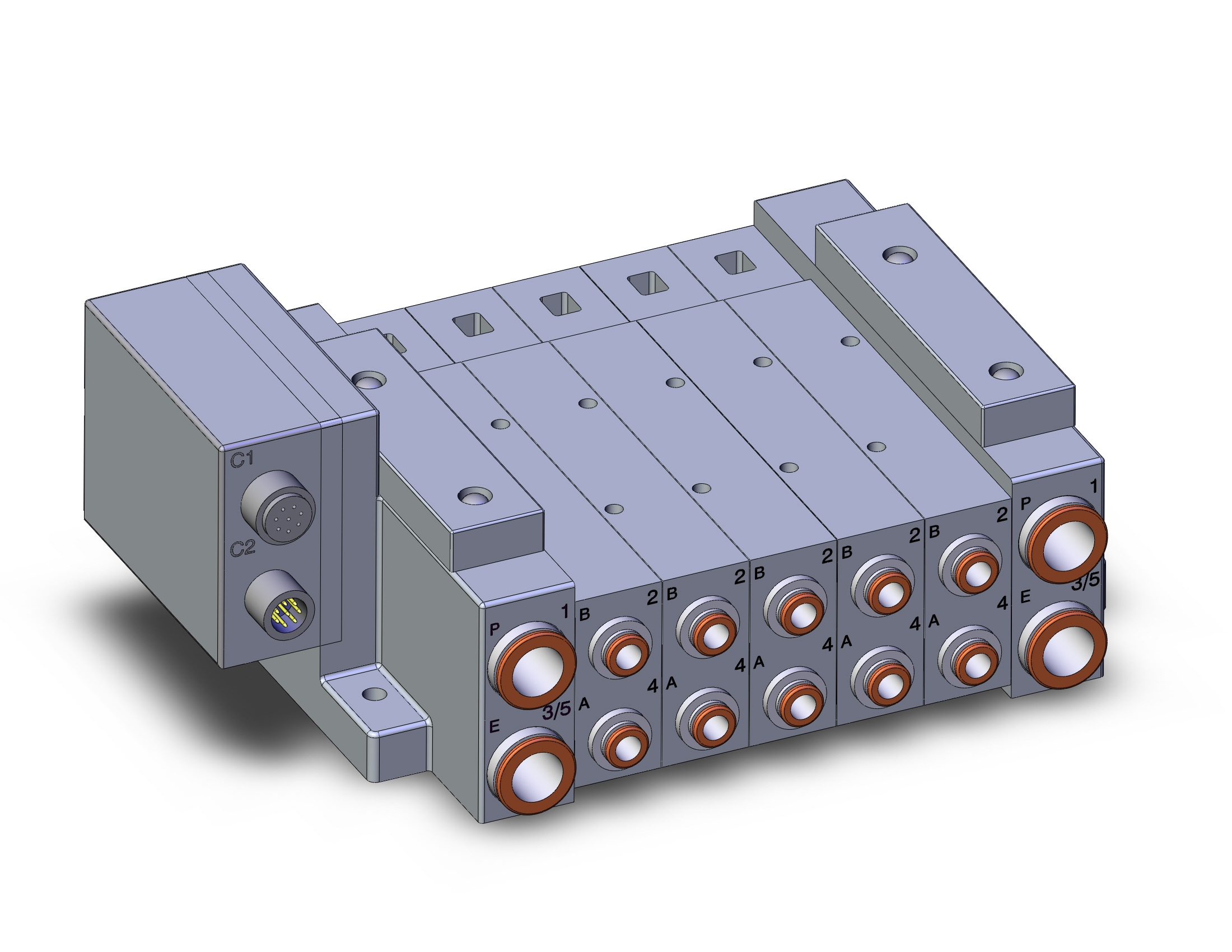 SS5V3-W10SA2WD-05B-C6 SS5V1 BUILT IN FITTING LESS THAN 1/4)