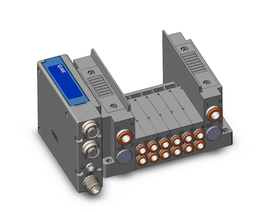 SMC SS5Y3-10SDB-06BS-C6BA manifold, NEW SY3000 MFLD