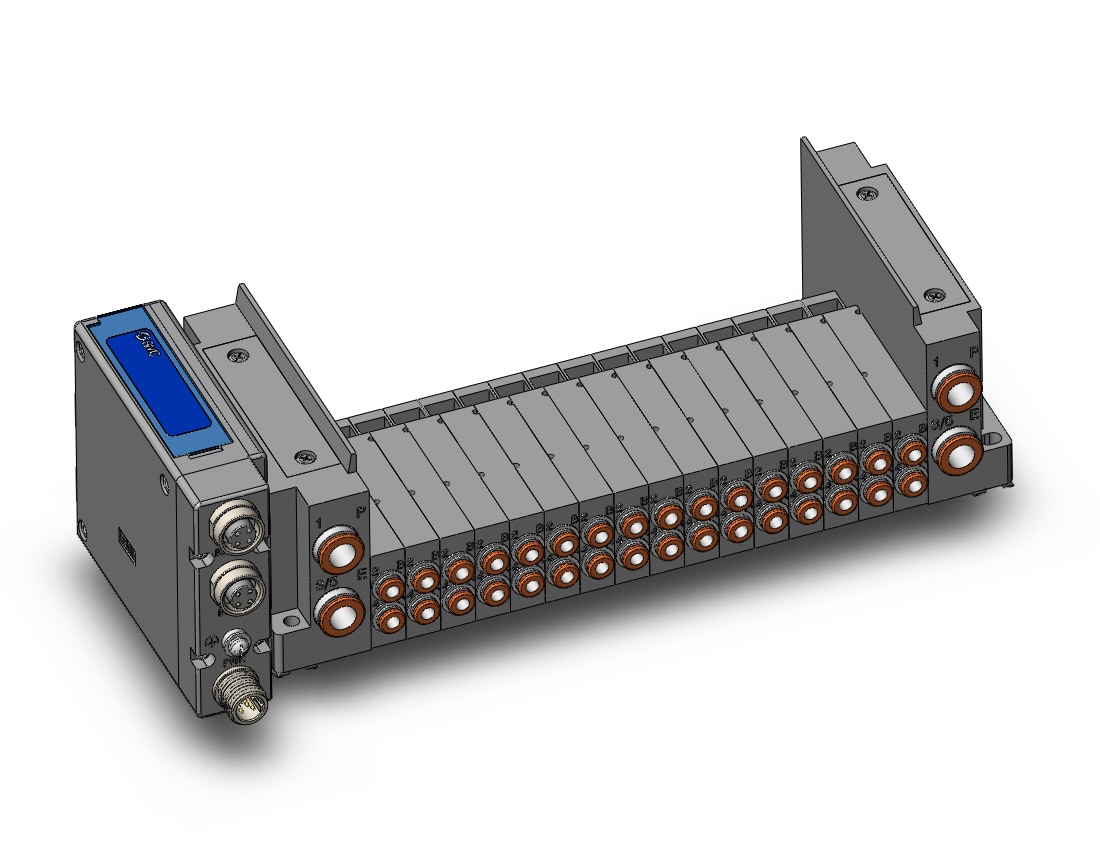 SMC SS5Y3-10SFAN-16B-C4D0 manifold, NEW SY3000 MFLD